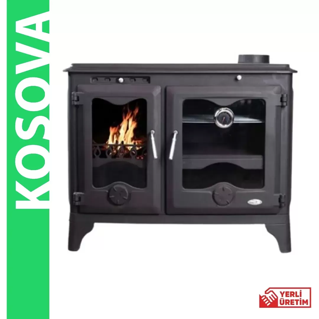 Kosova Yatay Kuzine Döküm Soba
